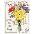 thumbnail image 2 of Grove, Beth 20x24 White Modern Wood Framed Museum Art Print Titled - Sunny Bouquets IV, 2 of 4
