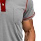 thumbnail image 4 of pstuiky camisetas de hombre, Sudadera con capucha de manga corta de color liso y estilo casual para hombre camisas casuales para hombre xxl, 4 of 4