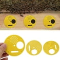 thumbnail image 3 of Bee Hive Box Entrance Gates, Plastic Rotating Disc for Controlling Beehive Access, Yellow, 12 Pcs or Set, With Beehive Box Entrance Gates for Protecting Hives, 3 of 7