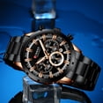 thumbnail image 5 of Luxury Brand CURREN Sporty Watch Mens Quartz Chronograph Wristwatches with Luminous hands 8355 Fashion Stainless Steel Clock, 5 of 6