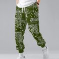 thumbnail image 2 of DXOUPM Sweatpants for Men Digital Print Casual Gym Running Workout Sweatpants with Pockets, 2 of 3