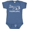 thumbnail image 3 of Inktastic Future Pilot Airplane Doodle Plane Boys or Girls Baby Bodysuit, 3 of 5