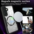 thumbnail image 2 of TECH CIRCLE Full Body Protection Case for Samsung Galaxy S24 FE,Magnetic Clear Case Compatible with Mag Safe Shockproof TPU+PC Cover Built-in Screen Protector for Galaxy S24 FE,Black, 2 of 9