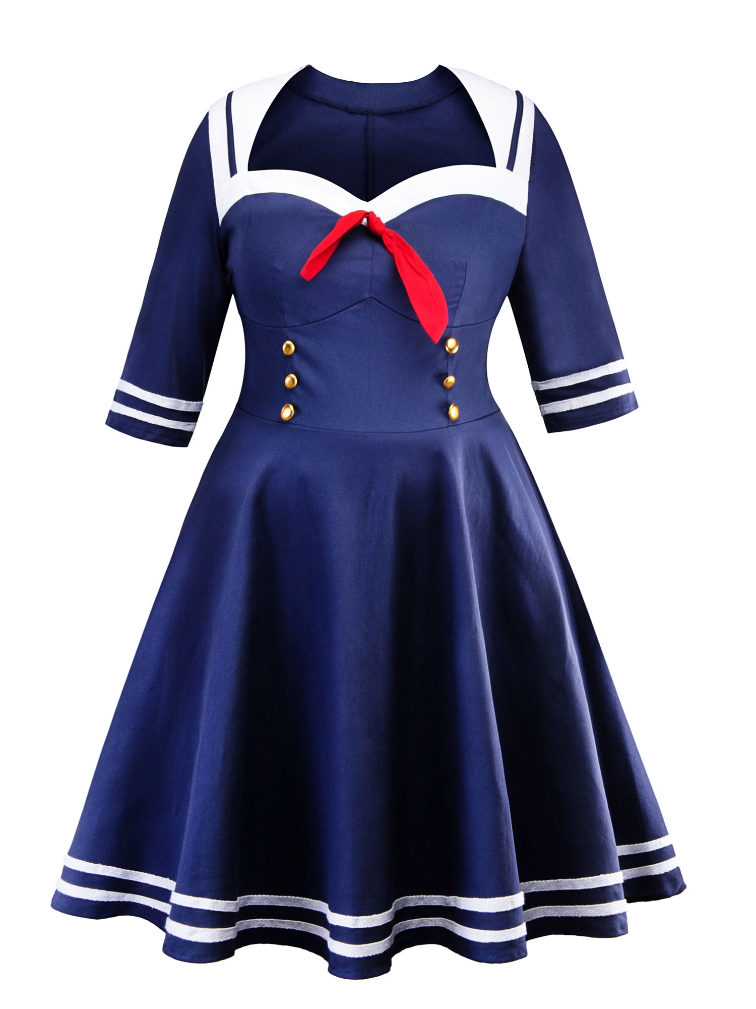 navy style dress