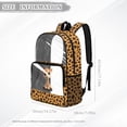 thumbnail image 7 of FKELYI Cartoon Giraffe Print Clear Backpacks for Elementary Student 17 Inch Schoolbag Transprent School Bookbag Boys Girls Casual Daypack Lightweight Travel Bags, 7 of 7