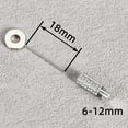thumbnail image 4 of Pin de costura a mano de cuero, Pin de bloqueo de bordes de cuero, Pin de posicionamiento de cuero práctico portátil de latón, herramienta fija para 6 a 12 mm, 4 of 8