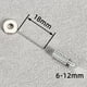 thumbnail image 4 of Pin de costura a mano de cuero, Pin de bloqueo de bordes de cuero, Pin de posicionamiento de cuero práctico portátil de latón, herramienta fija para 6 a 12 mm, 4 of 8