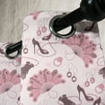 thumbnail image 4 of Ambesonne Vintage Grommet Curtain, Retro Women Fashion, 50" x 63", Pale Pink, 4 of 6