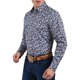 thumbnail image 3 of Camisa Vaquera Azul / Verde Regular Fit Yale, 3 of 4