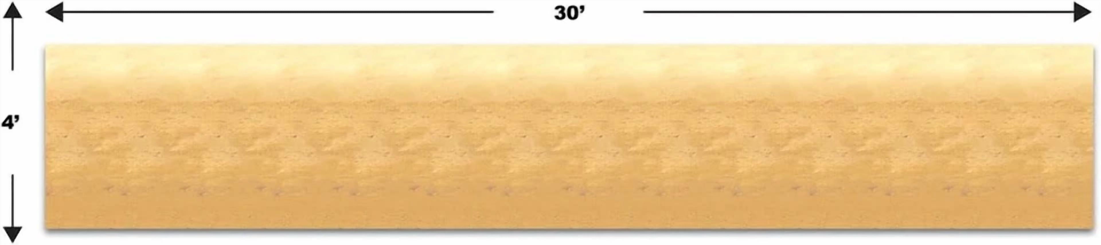 BUTTERFLY- Beistle Desert Sand Wall Backdrop, 4’ X 30’ Mural – Party Decorations, Western