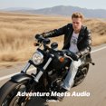 thumbnail image 2 of GoHawk TN4-R 4" Waterproof Motorcycle Bluetooth Speakers Stereo Amplifier Audio System Harley Touring Cruiser ATV 4-Wheeler FM Radio, 2 of 10
