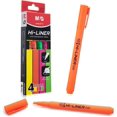 thumbnail image 1 of Liner Highlighters, 4-Count Multi-Color Highlighters, Chisel Tip No Bleed Highlighter Pens for Classroom, Office, and Study, Ideal Highlighter Set for Organizing and Coloring, 1 of 6