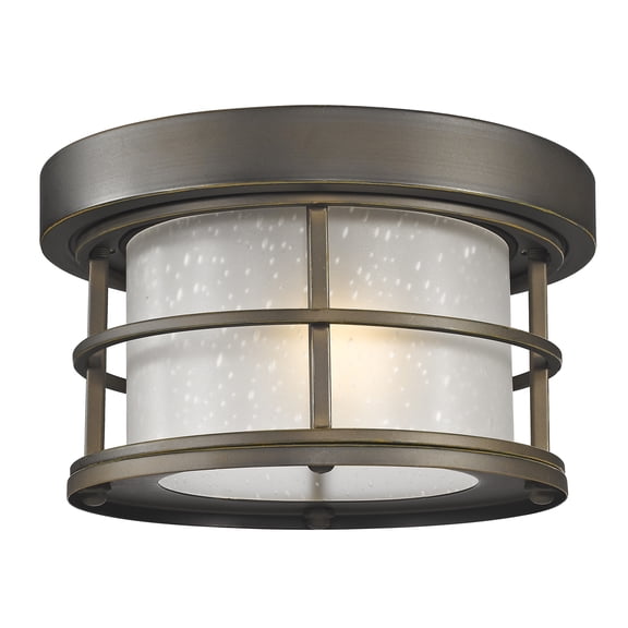 556F-ORB-Z-Lite-Exterior Additions - 1 Light Outdoor Flush Mount in Contemporary Style - 10 Inches Wide by 5.88 Inches High-Oil Rubbed Bronze Finish