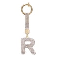 thumbnail image 1 of Encanto de letra R de Uxcell con rhinestones para hacer joyas, blanco, 1 of 6