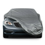 OTOEZ Heavy Duty Waterproof Full Car Cover All Weather Protection Outdoor Indoor Use UV Dustproof for Auto SUV Sedan