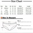 thumbnail image 3 of ibuvkizy Panties for Women Solid Color High Waist Briefs Lift The Hip Cotton Underpants,Women Panties,Womens Underwear, 3 of 6