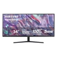 thumbnail image 1 of SAMSUNG 34 ViewFinity S50GC Series Ultra-WQHD Monitor, 100Hz, 5ms, HDR10, AMD FreeSync, Eye Care, Borderless Design, PIP, PBP, LS34C502GANXZA, 2023, Black, 1 of 5