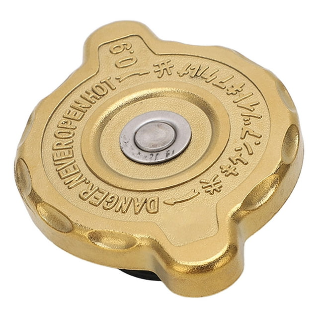 Couvercle de Réservoir de Carburant Diesel Alliage d'Aluminium Bonne Étanchéité Bouchon de Protection de Réservoir d'Eau de Moteur pour Pelle Chargeuse Or Milieu