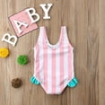 thumbnail image 3 of Kiapeise Baby Girls Sleeveless One-piece Swimsuit Watermelon Print Swimwear, 3 of 6