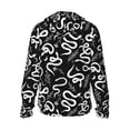 thumbnail image 3 of Kdxio Hand Drawn Snake Print Women Men Sun Protection UPF 50+ Jackets Zip Up Long Sleeve Hoodie Hiking Lightweight with Pockets, 3 of 8