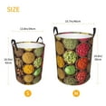 thumbnail image 5 of Balery Spices And Herbs Round Laundry Basket with Handles Waterproof Freestanding Laundry Hamper for Clothes Toys in the Dorm and Family-Medium, 5 of 8