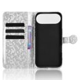 thumbnail image 2 of Polka Dot Wallet Case iPhone Air Card Slots, Wrist Strap & Stand Silver, 2 of 6