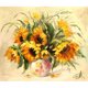 thumbnail image 2 of Kits de pintura al óleo por números Girasol DIY Dibujo Wall Art Pictures (FL12) Likrtyny Oficina Multiescena Multifunción, 2 of 8