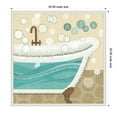 thumbnail image 4 of Amanti Art Bathroom Bubbles II Framed Canvas Wall Art Print, 4 of 7