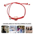 thumbnail image 2 of KAJNBN 1Pack Weave String Cat Bracelet For Women Day present, 2 of 8