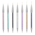 thumbnail image 1 of 7 pinceles para decoración de uñas, pinceles para decoración de uñas, set de herramientas de punteado de doble punta, pintura de doble punta, bolígrafo de diseño de uñas incluye L Afortunado Sencillez, 1 of 5
