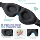thumbnail image 3 of ER Antifaz para dormir 3D, nuevo antifaz para dormir para mujeres y hombres, continuación brillar Electrónica, 3 of 5