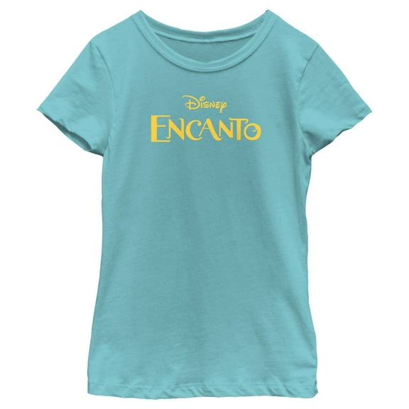Girl's Encanto Classic Logo Graphic Tee Tahiti Blue X Large