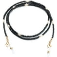 thumbnail image 1 of Collier Chaîne pour Lunettes humlbird avec Perles et Pierres d'Obsidienne pour Femmes, 1 of 6