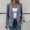 Blue, variant on Black**Friday on Sale ChaoHeng Womens Coats Outerwear Winter Women's Textured Tweed Jacket,Open Front Lapel Coat with Pocket Detail