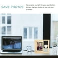 thumbnail image 4 of Rotating Picture Frame Gift for Grandpa Desktop Wooden Double-sided Photo Frame, 4 of 8