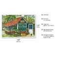 thumbnail image 2 of Tutu Maile’s Wonders - Hawaiian Gift Shop - From an Original Hawaii Watercolor Painting by Peggy Chun - Master Art Print (Unframed) 13in x 19in, 2 of 4