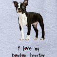 thumbnail image 2 of CafePress - I Love My Boston Terrier - Cute Infant Baby Football Bodysuit, 2 of 3