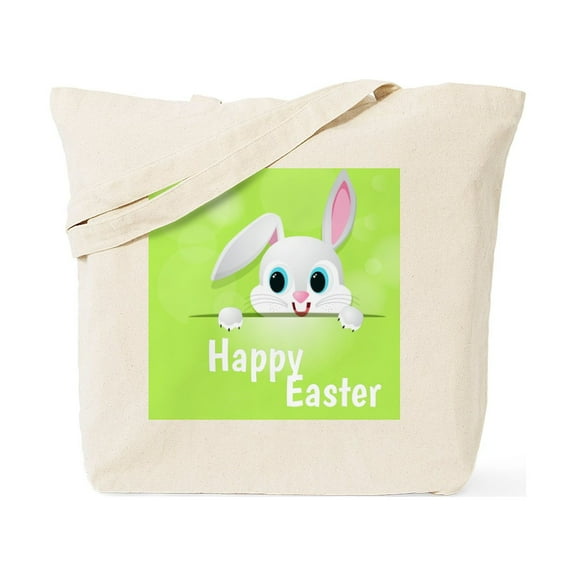 CafePress - Happy Easter Tote Bag - Unisex Canvas Tote Bag, Beige, 1-Piece