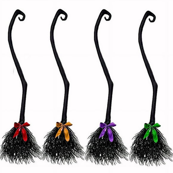 Halloween Party Decorations Halloween Decoration Witch Flying Broom Party Dance Costume Props Witch Broom Decoration Plastic Witch Broom Decoration Props