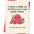 thumbnail image 1 of Tarjeta de Felicitación BENNLOOS Pulpo Divertido para el Día de San Valentín, 1 of 6
