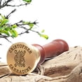 thumbnail image 2 of Custom Wax Seal Stamp Personalized Name and Initial- USA Handcrafted, 2 of 4