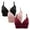 Black Womens Bras, variant on 3 Packs Womens Wireless Bras BC Cup Push Up Bra for Women Padded Full Coverage Comfortable Underwear Bralettes