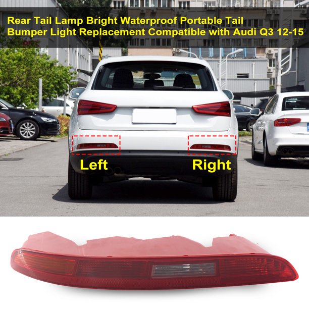 Gwong Autos Lámpara trasera de la cola brillante impermeable cola portátil de parachoques de parachoques reemplazo 8UD945096 8UD945095 para Audi Q3 12-15 Gwong 24016834