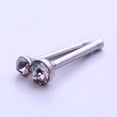 thumbnail image 6 of DESIGNICE 60Pcs Stainless Steel Adults Nose Studs Rhinestone Piercing Nose Studs Rings Pins, 6 of 7