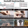 thumbnail image 4 of Upgraded Patio Heater Reflector Shield,(Large,3Panels) Propane Heaters Heating Deflector,Effective Heat Focusing for Outdoor Lamp Heater,Gas Energy Saving,Windshield, 4 of 5