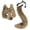 Camel, variant on Halloween Fursuit Wolf Teeth Mask with Tail,Realistic Furry Wolf Mask Therian Costume for Animal Role-Play Party