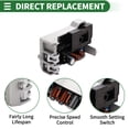 thumbnail image 3 of Resistor del motor del soplador HVAC Unique Bargains para Mercedes Actros MP2 / MP3 y Man TGX TGS TGA TGM Metal ABS No.A0108202810 tono plateado, 3 of 6