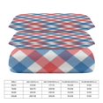 thumbnail image 2 of 3 Pcs Soft Bedding Set, Includes 1 Duvet Cover with Zipper And 2 Pillow Shams,American Flag Blue Red White Queen(90"×90"), 2 of 8