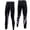 Grey, variant on Men's Compression Tights Running Base Layer Leggings Sports Basketball High Elastic Pants Training Fitness Pants Grey XL