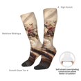 thumbnail image 4 of Xecao Vintage Floral Vase With Books Print Compression Socks for Both Men And Women for Running, Travel, Flight, Nurse, 4 of 6